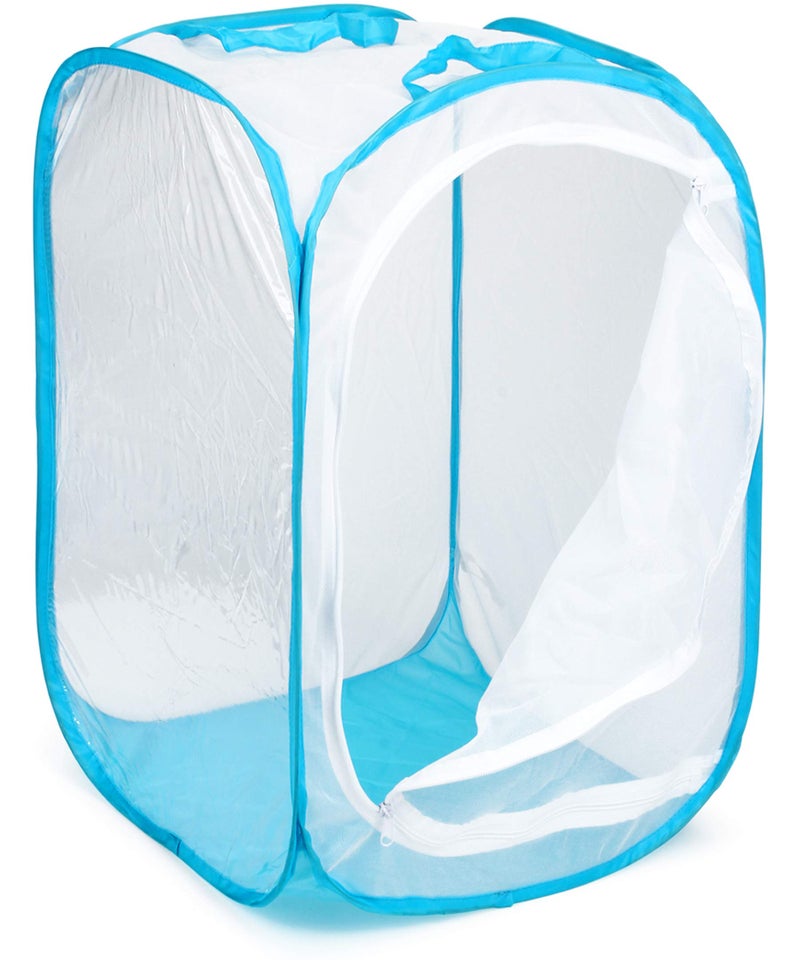 RESTCLOUD 36" Large Monarch Butterfly Habitat, Giant Collapsible Insect Mesh Cage Terrarium Pop-up 24 x 24 x 36 Inches - Image 1